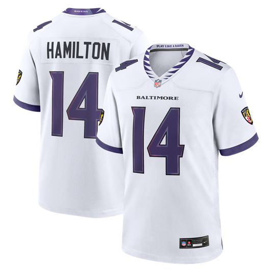 Kyle Hamilton Baltimore Ravens Nike Game Jersey - White
