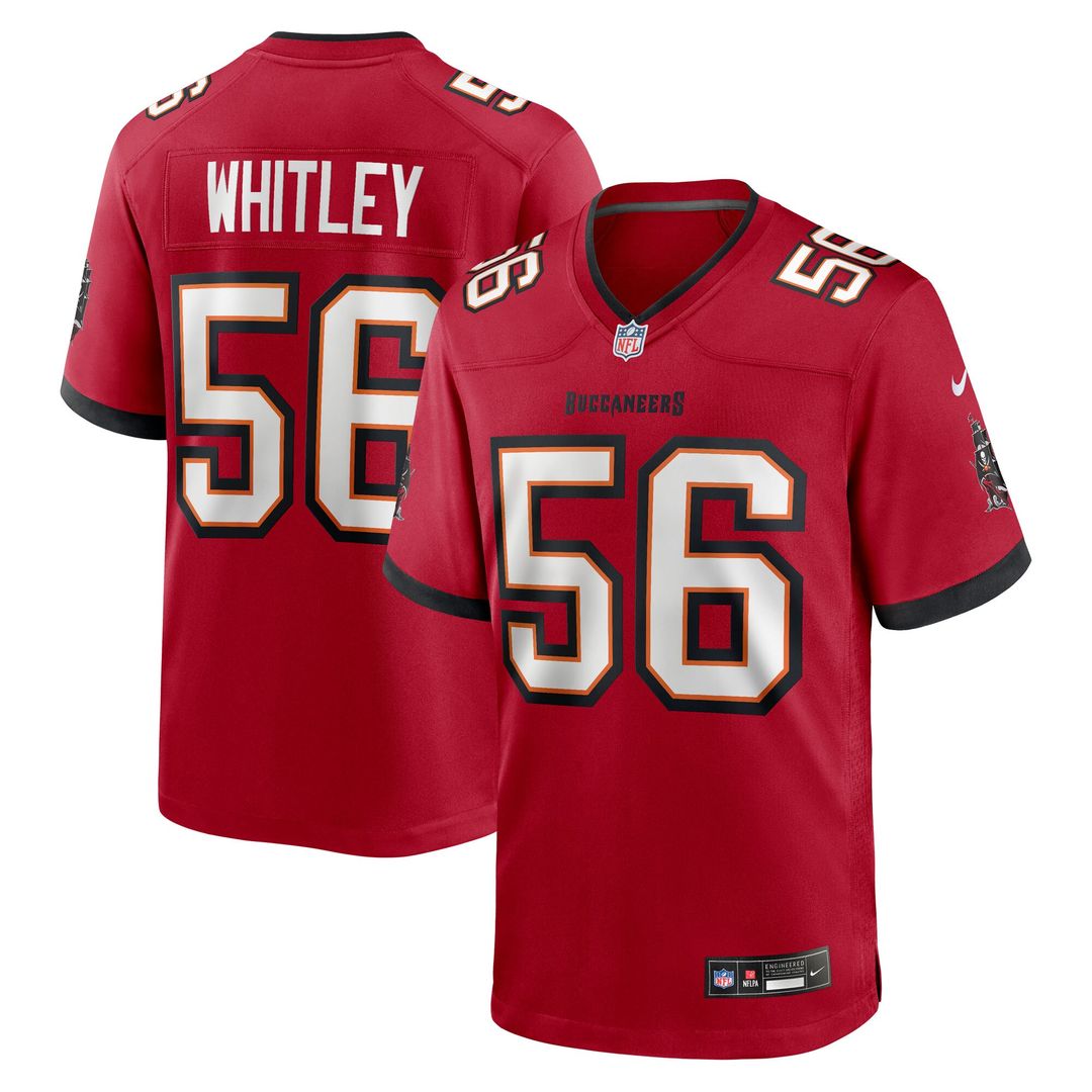 Benton Whitley Tampa Bay Buccaneers Nike Team Game Jersey -  Red