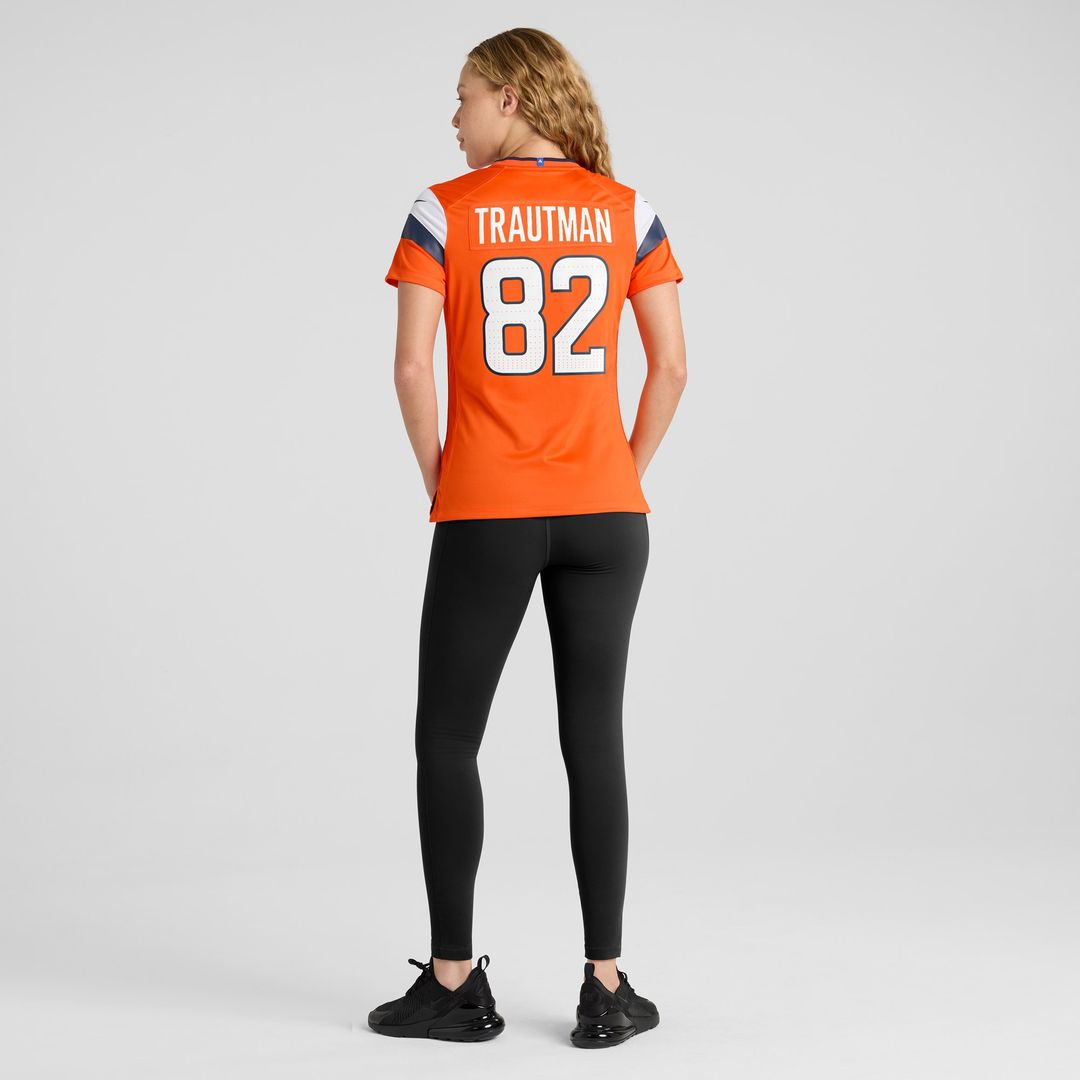Adam Trautman Denver Broncos Nike Women's Team Game Jersey -  Orange