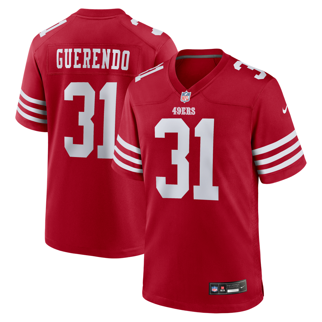 Isaac Guerendo San Francisco 49ers Nike  Game Jersey -  Scarlet