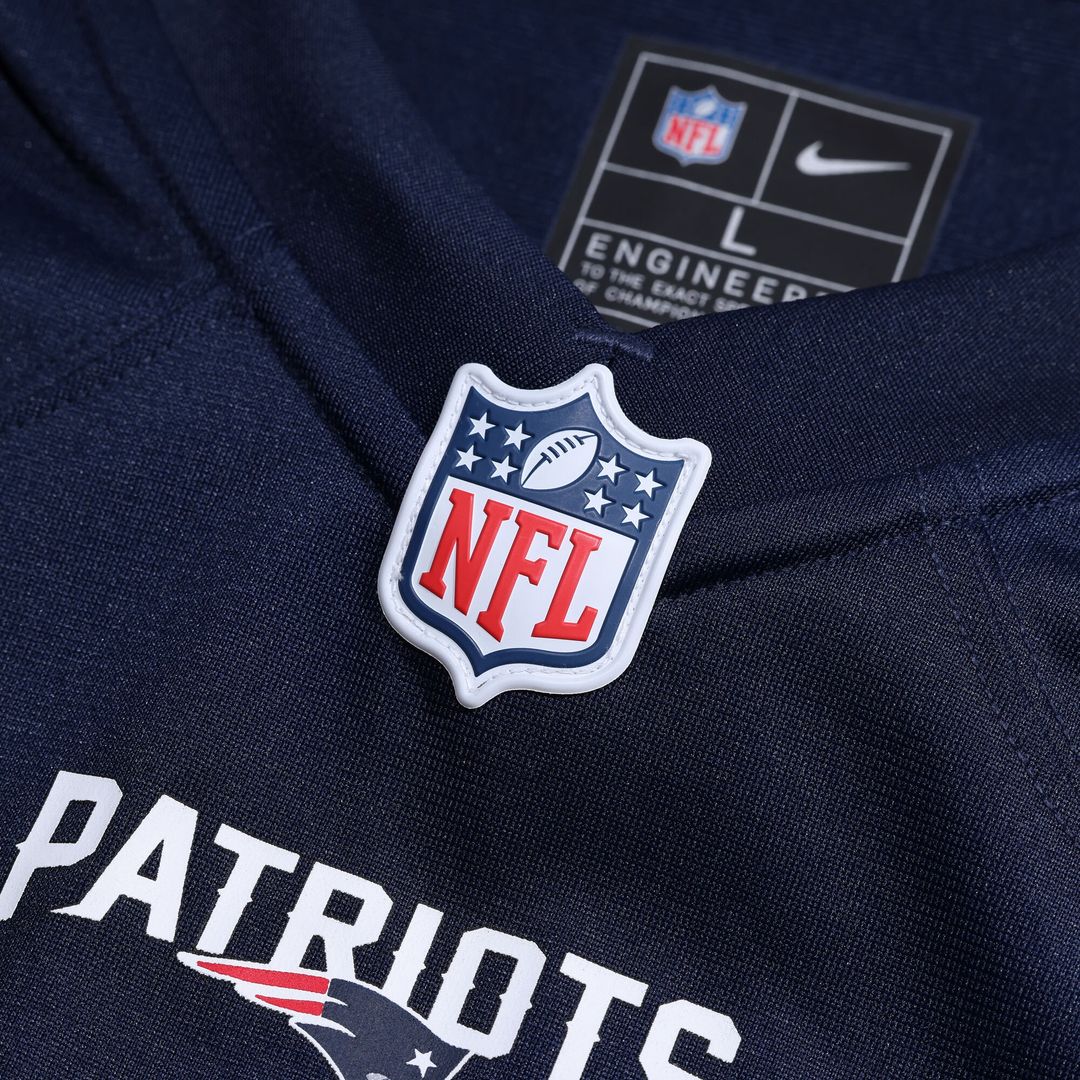 Elijah Ponder New England Patriots Nike Team Game Jersey -  Navy