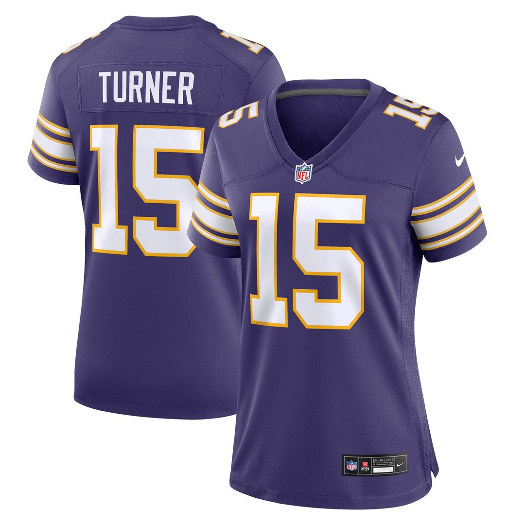 Dallas Turner Minnesota Vikings Nike Women's Alternate Game Jersey -  White