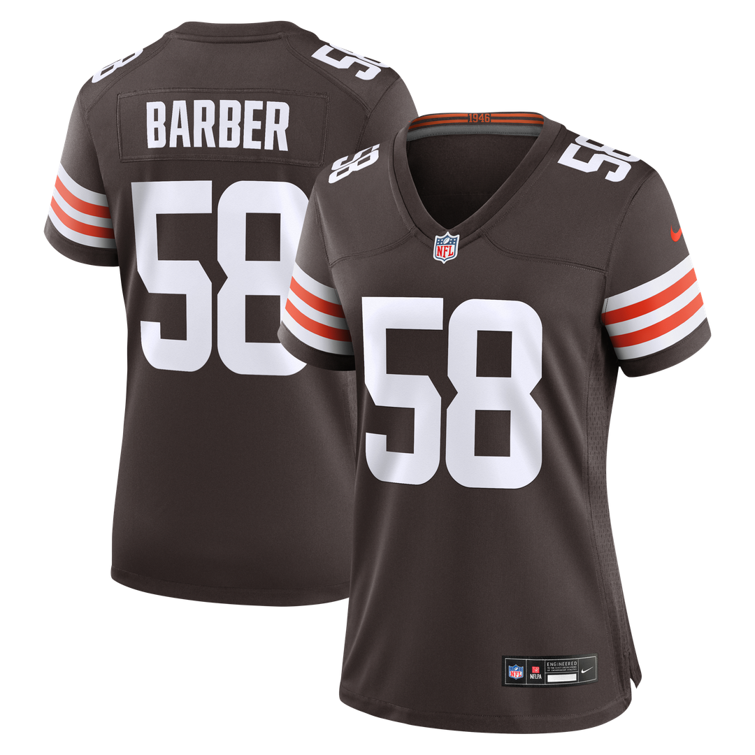 Austin Barber Cleveland Browns Nike Women's Team Game Jersey -  Brown