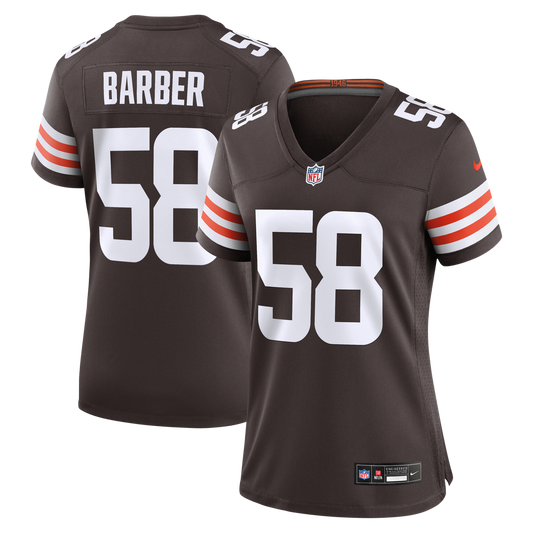 Austin Barber Cleveland Browns Nike Women's Team Game Jersey -  Brown