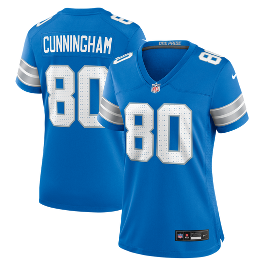 Malik Cunningham Detroit Lions Nike Women's Team Game Jersey -  Blue