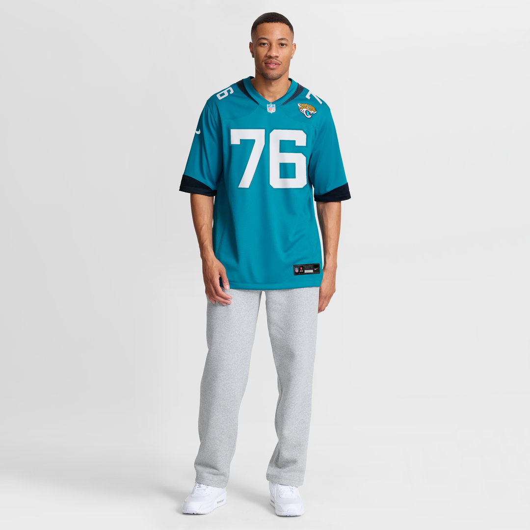 Ezra Cleveland Jacksonville Jaguars Nike  Game Jersey -  Teal