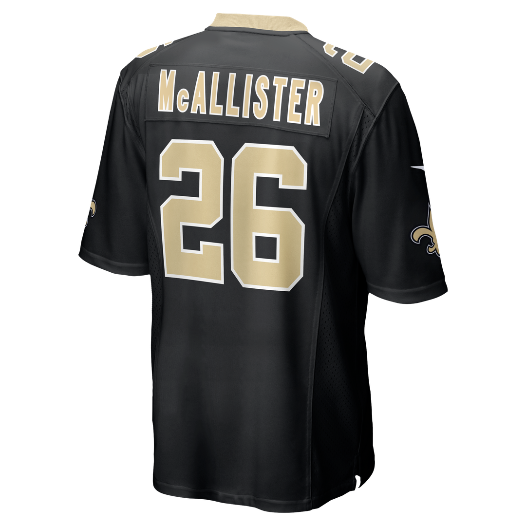 Deuce McAllister New Orleans Saints Nike Game Retired Player Jersey - Black