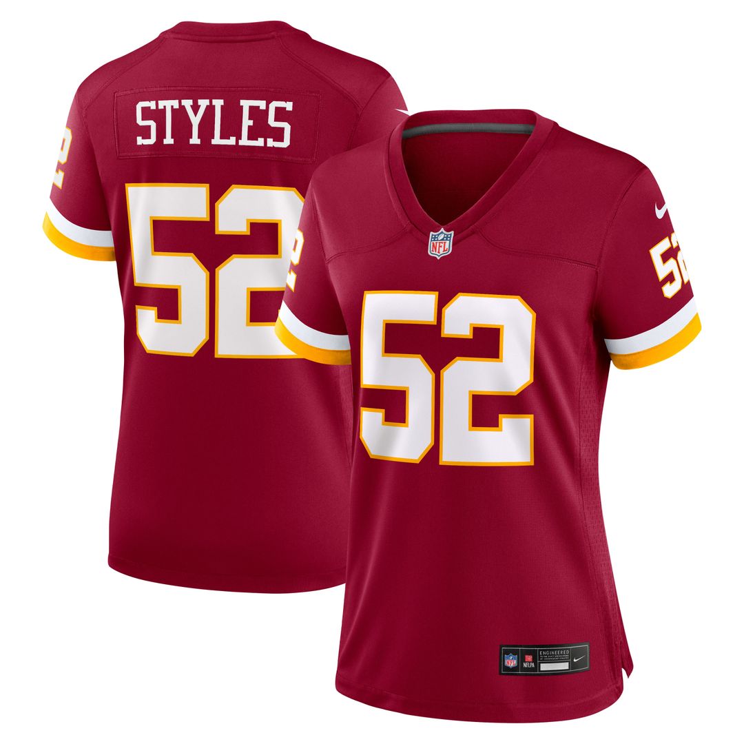 Sonny Styles Washington Commanders Nike Women's Game Super Bowl Era Jersey - White