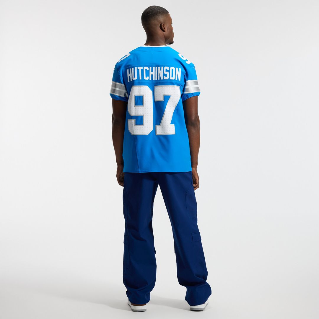 Aidan Hutchinson Detroit Lions Nike Alternate Vapor F.U.S.E. Elite Jersey - Black