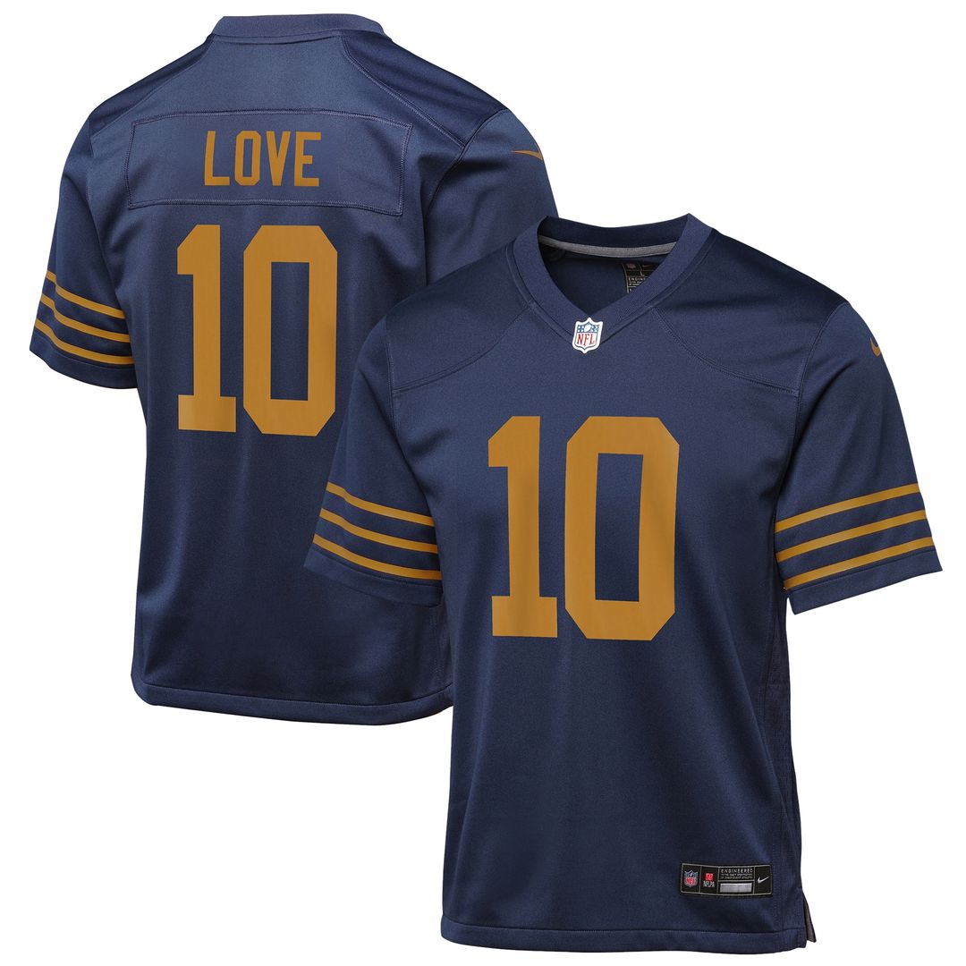 Jordan Love Green Bay Packers Nike Youth Game Jersey - Green
