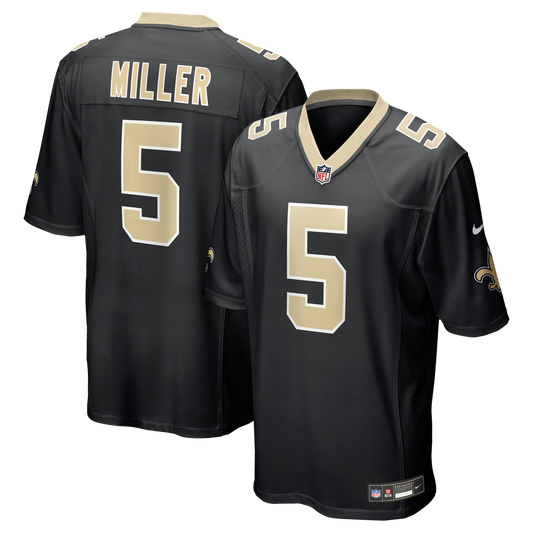 Kendre Miller New Orleans Saints Nike Team Game Jersey -  Black