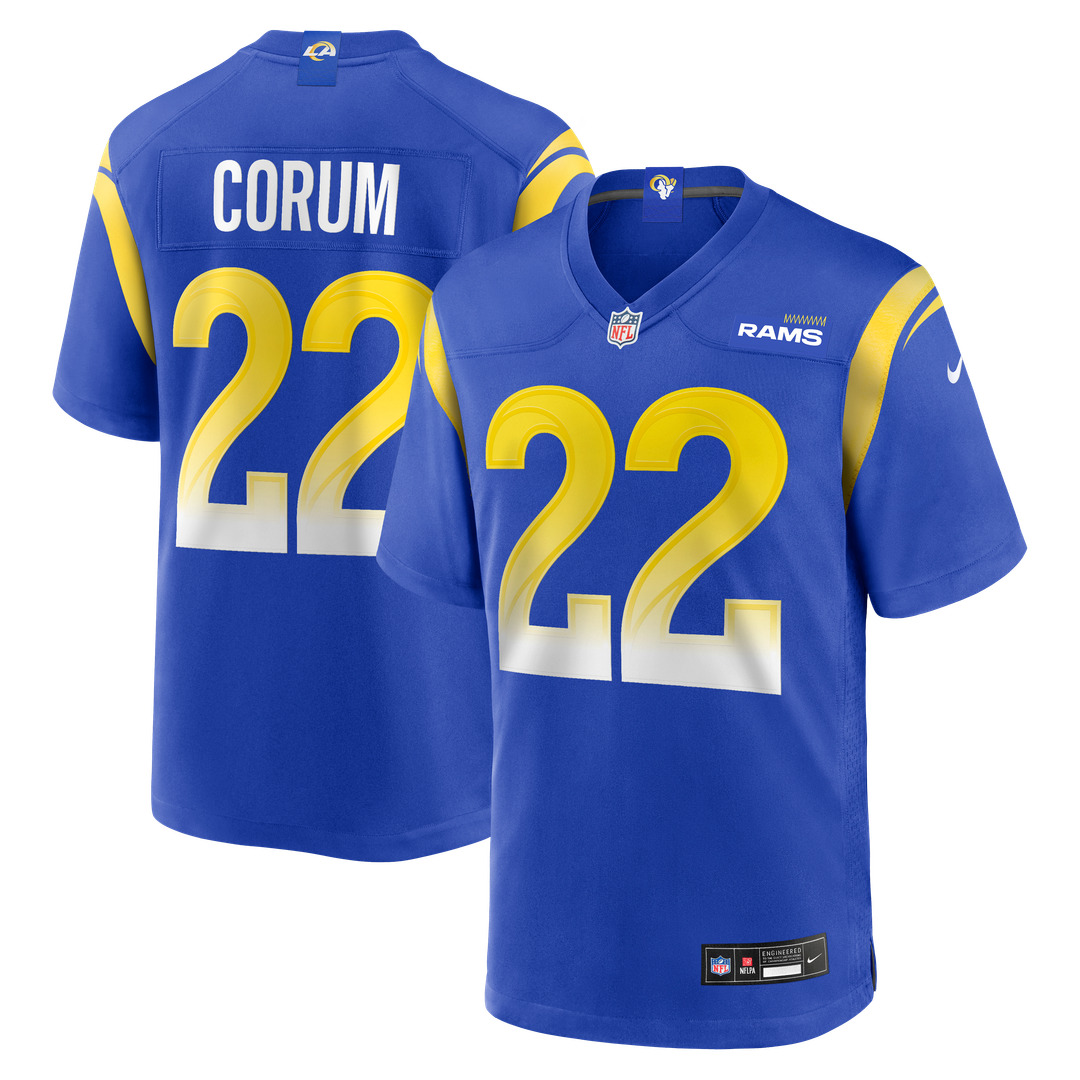 Blake Corum Los Angeles Rams Nike  Game Player Jersey - Royal