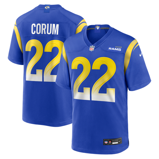 Blake Corum Los Angeles Rams Nike  Game Player Jersey - Royal