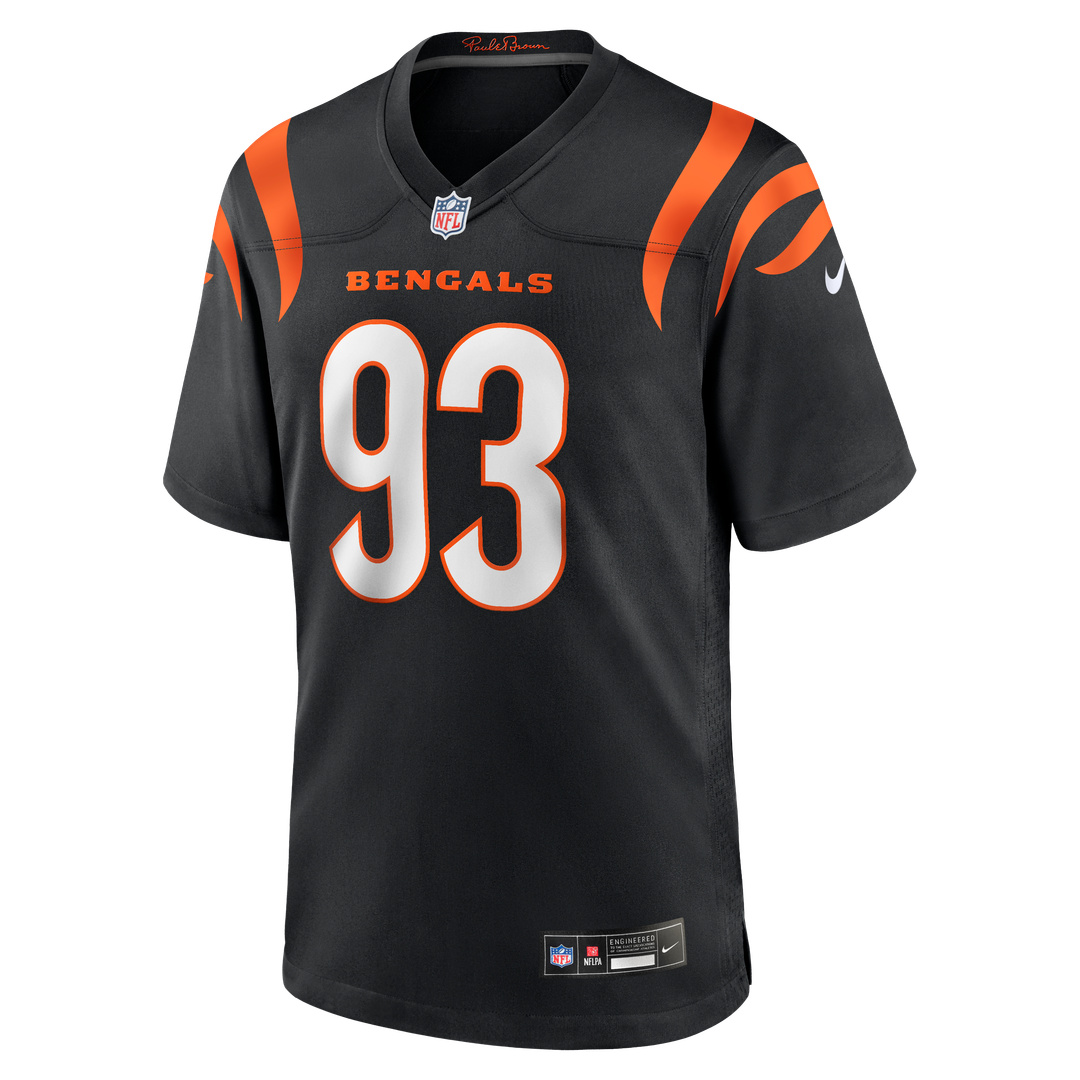 McKinnley Jackson Cincinnati Bengals Nike  Game Jersey -  Black