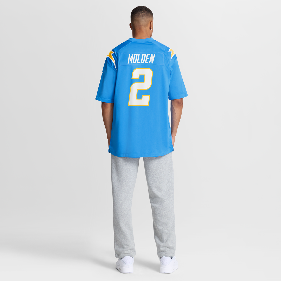 Elijah Molden Los Angeles Chargers Nike Team Game Jersey -  Powder Blue