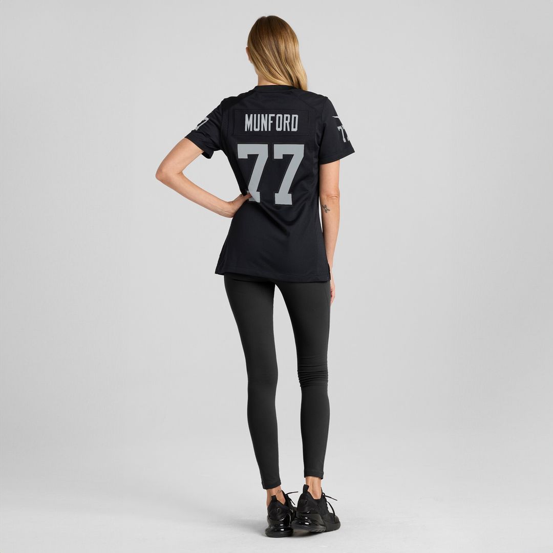 Thayer Munford Jr. Las Vegas Raiders Nike Women's Team Game Jersey -  Black