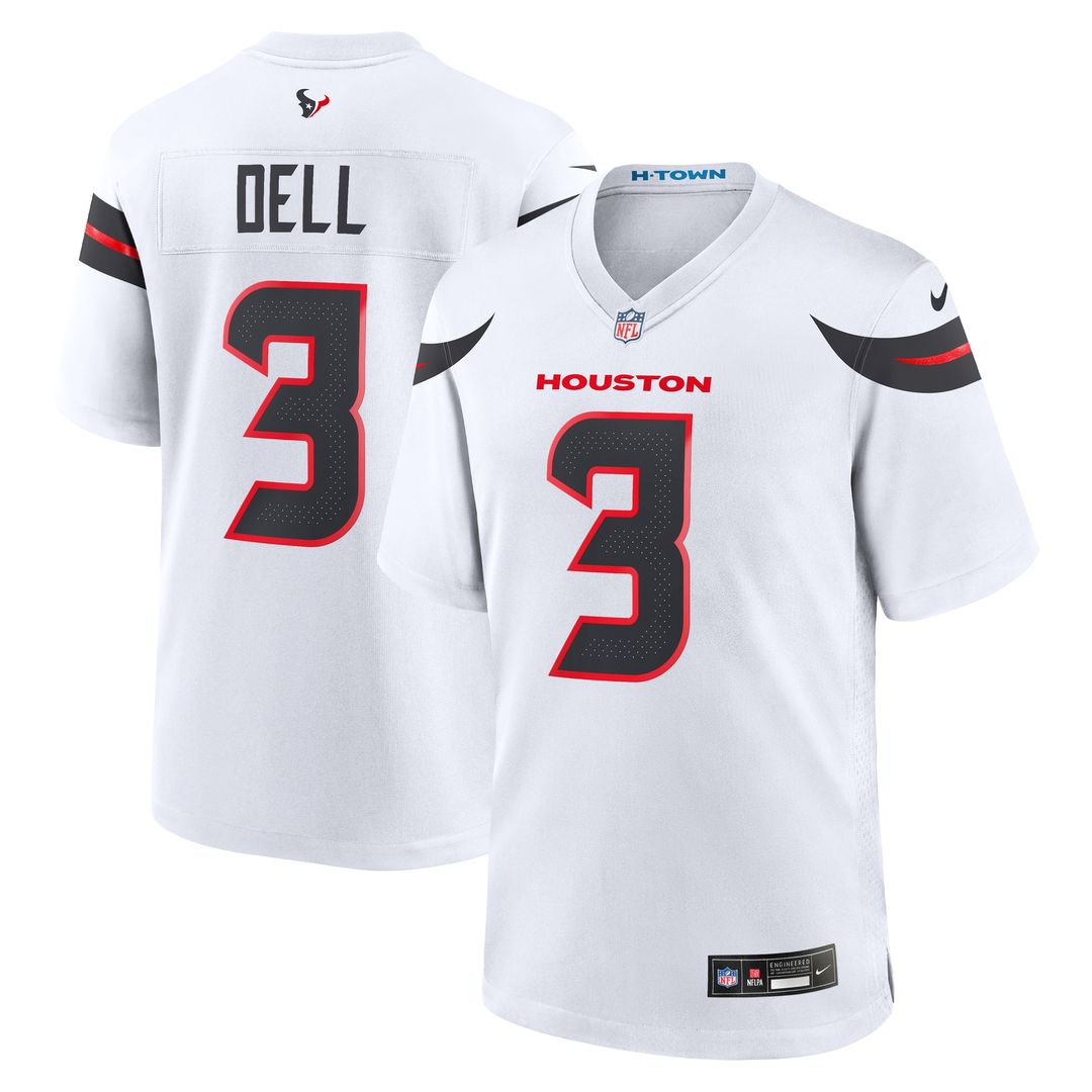 Tank Dell Houston Texans Nike Game Jersey - Navy