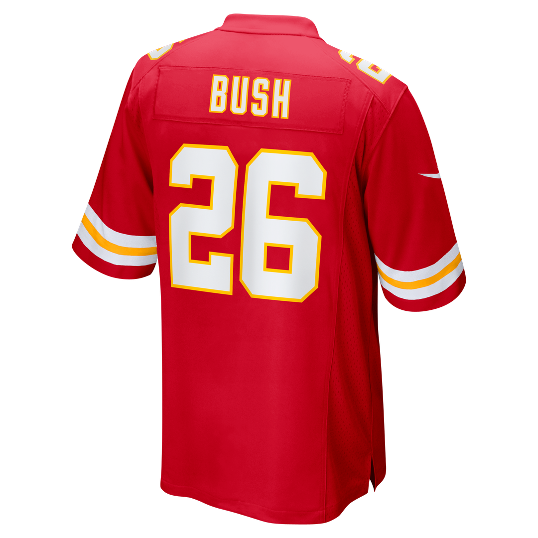 Deon Bush Kansas City Chiefs Nike Game Player Jersey - Red