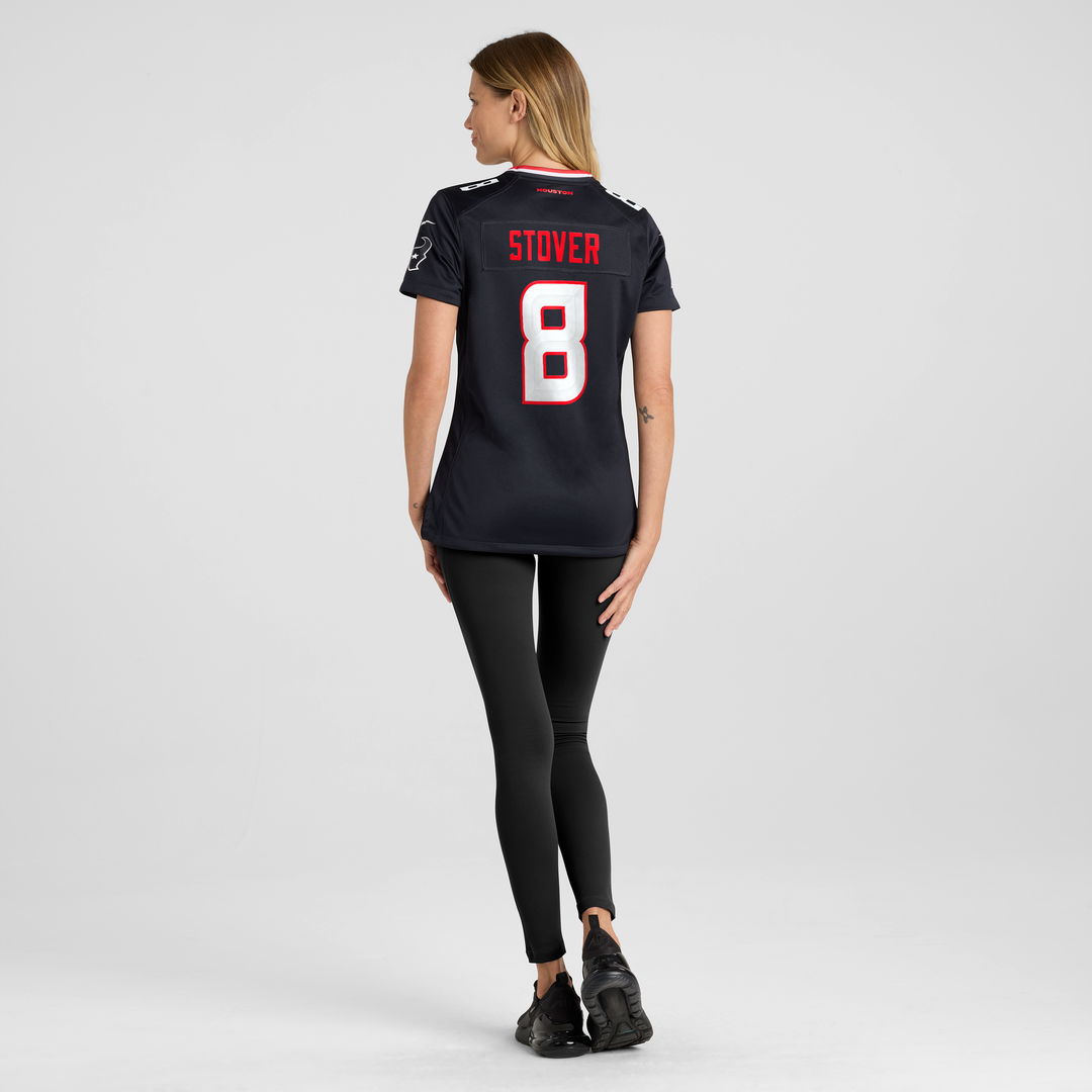 Cade Stover Houston Texans Nike Women's Team Game Jersey -  Navy