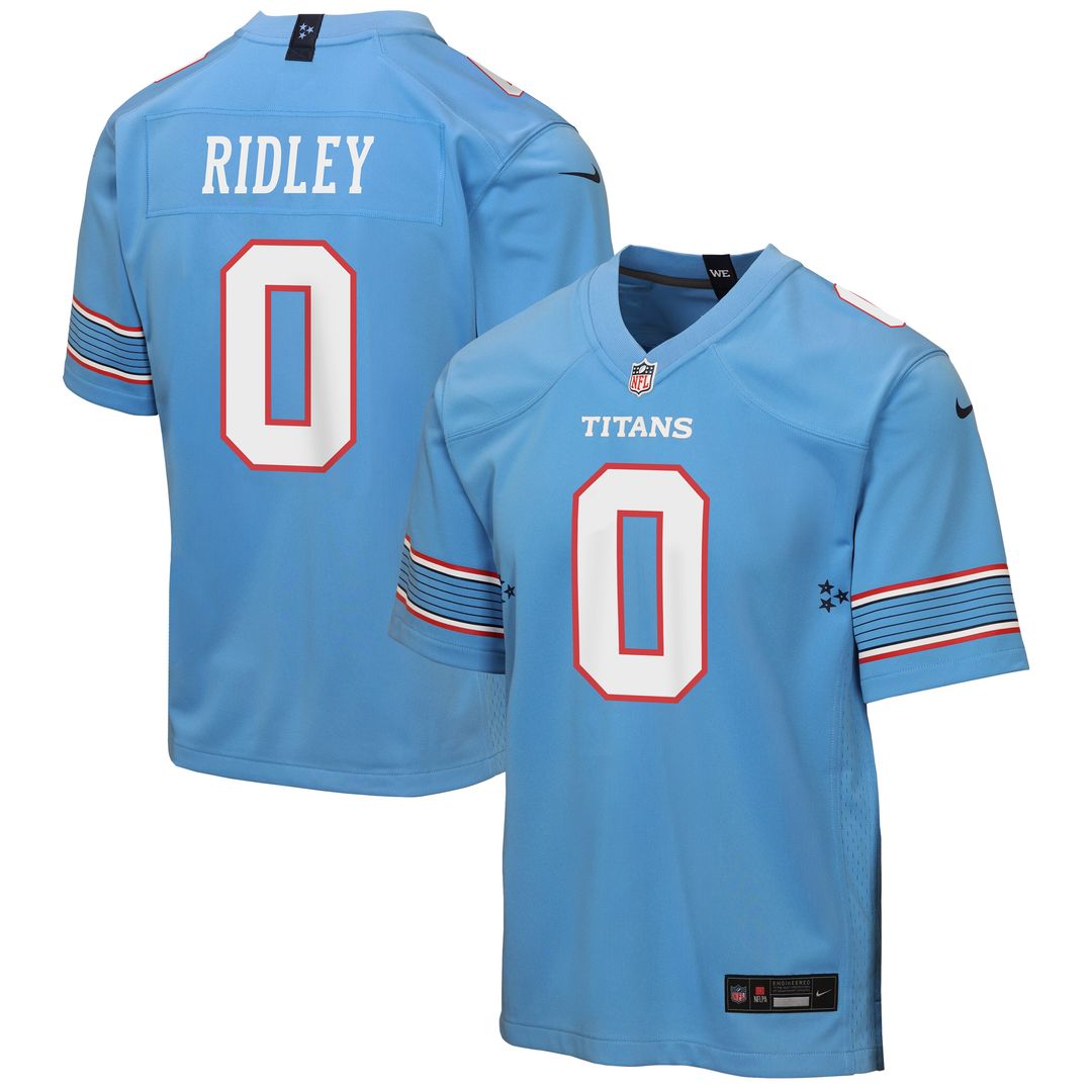 Calvin Ridley Tennessee Titans Nike Youth Game Jersey - Light Blue