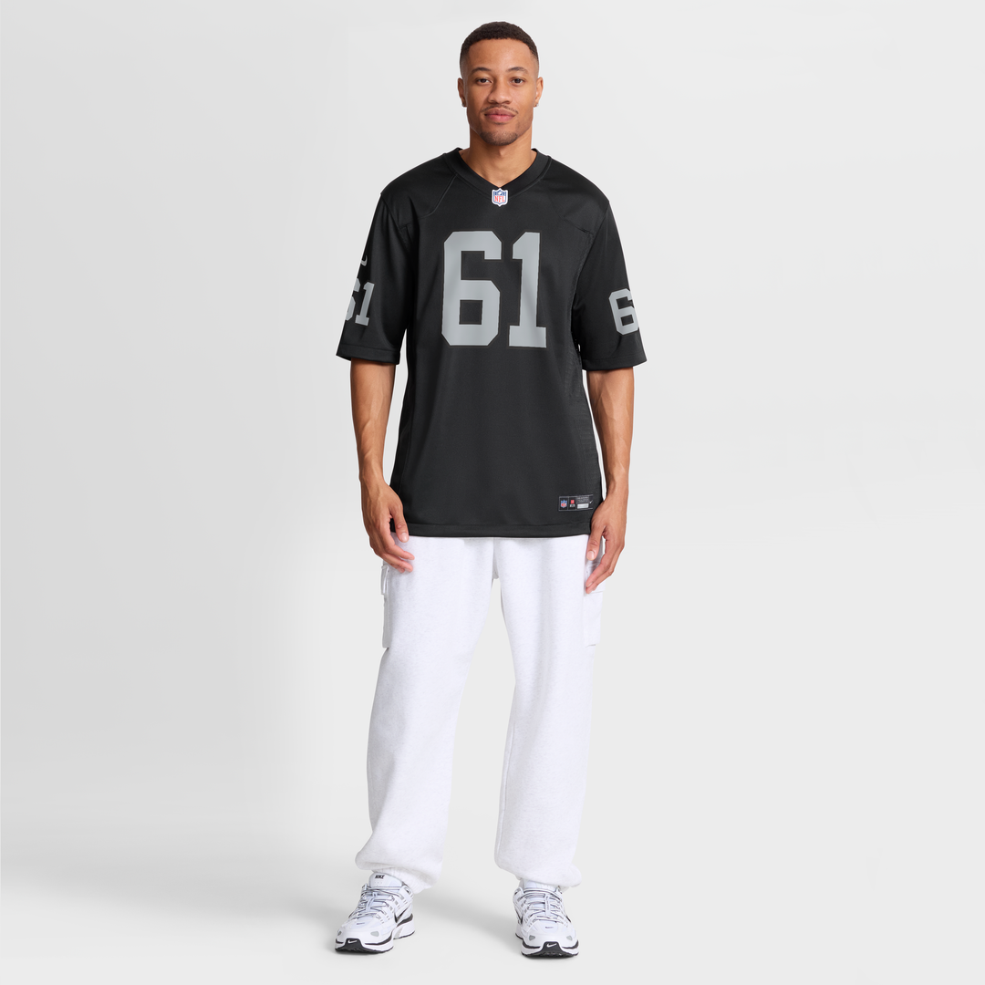 Jordan Meredith Las Vegas Raiders Nike Game Player Jersey - Black
