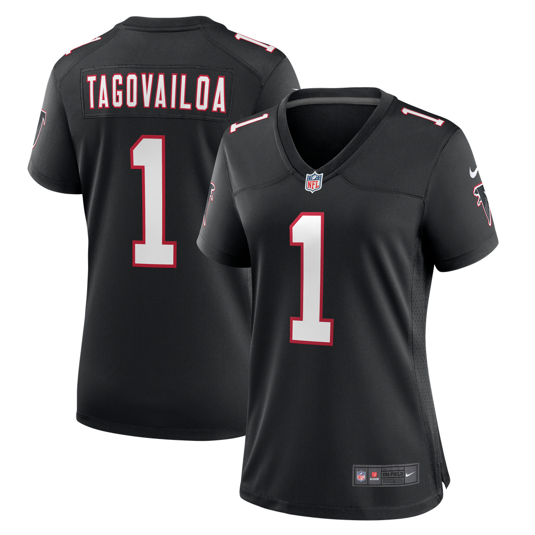 Tua Tagovailoa Atlanta Falcons Nike Women's Alternate Game Jersey -  Black