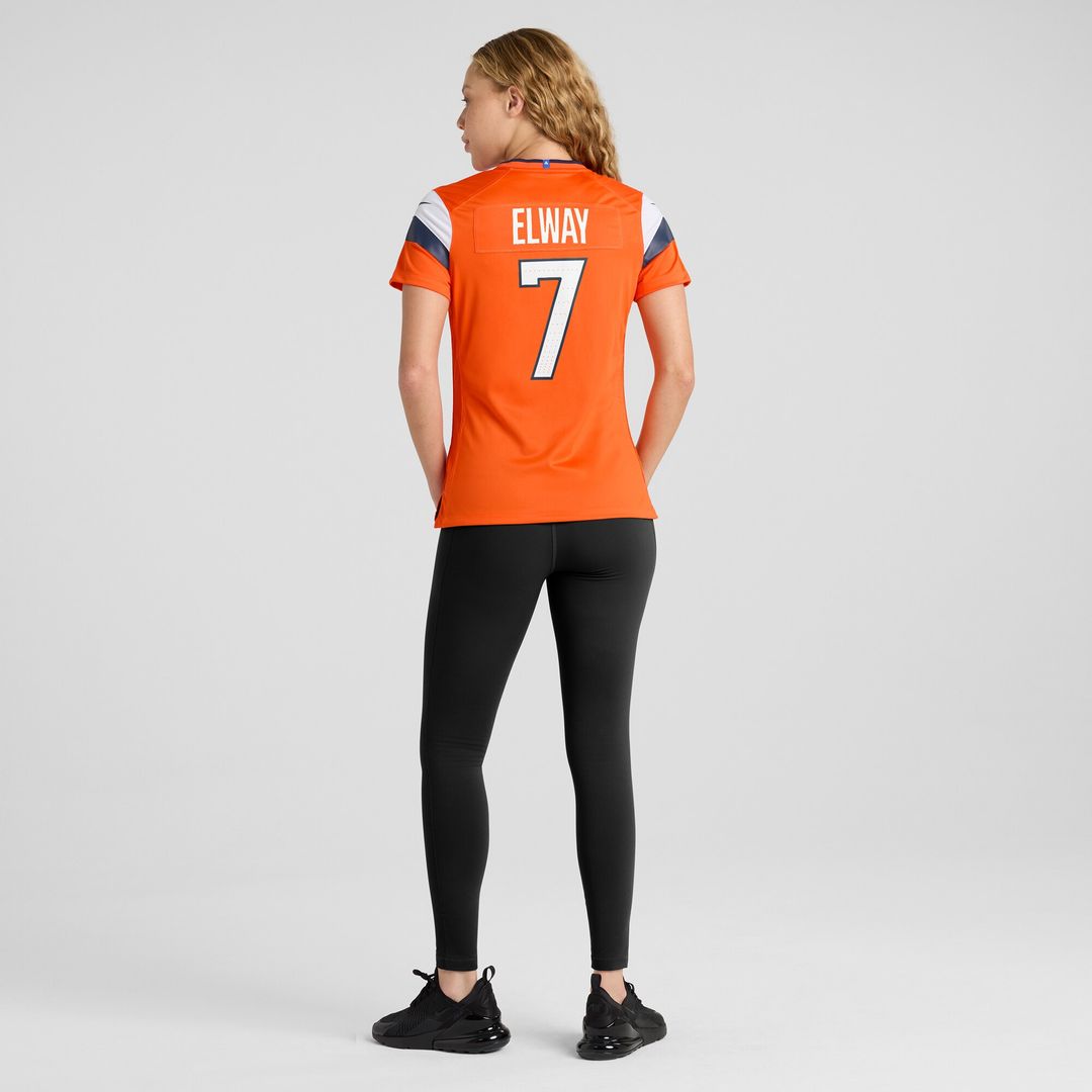 John Elway Denver Broncos Nike Women's Team Retired Player Game Jersey - Orange