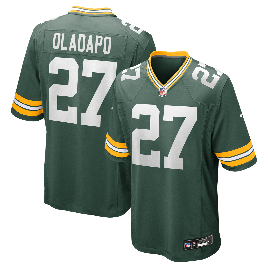 Kitan Oladapo Green Bay Packers Nike  Game Jersey -  Green