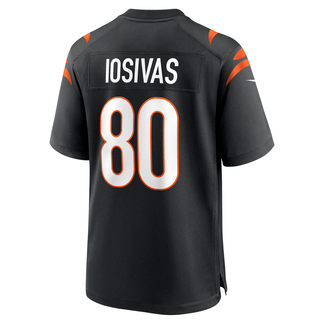 Andrei Iosivas Cincinnati Bengals Nike Team Game Jersey -  Black
