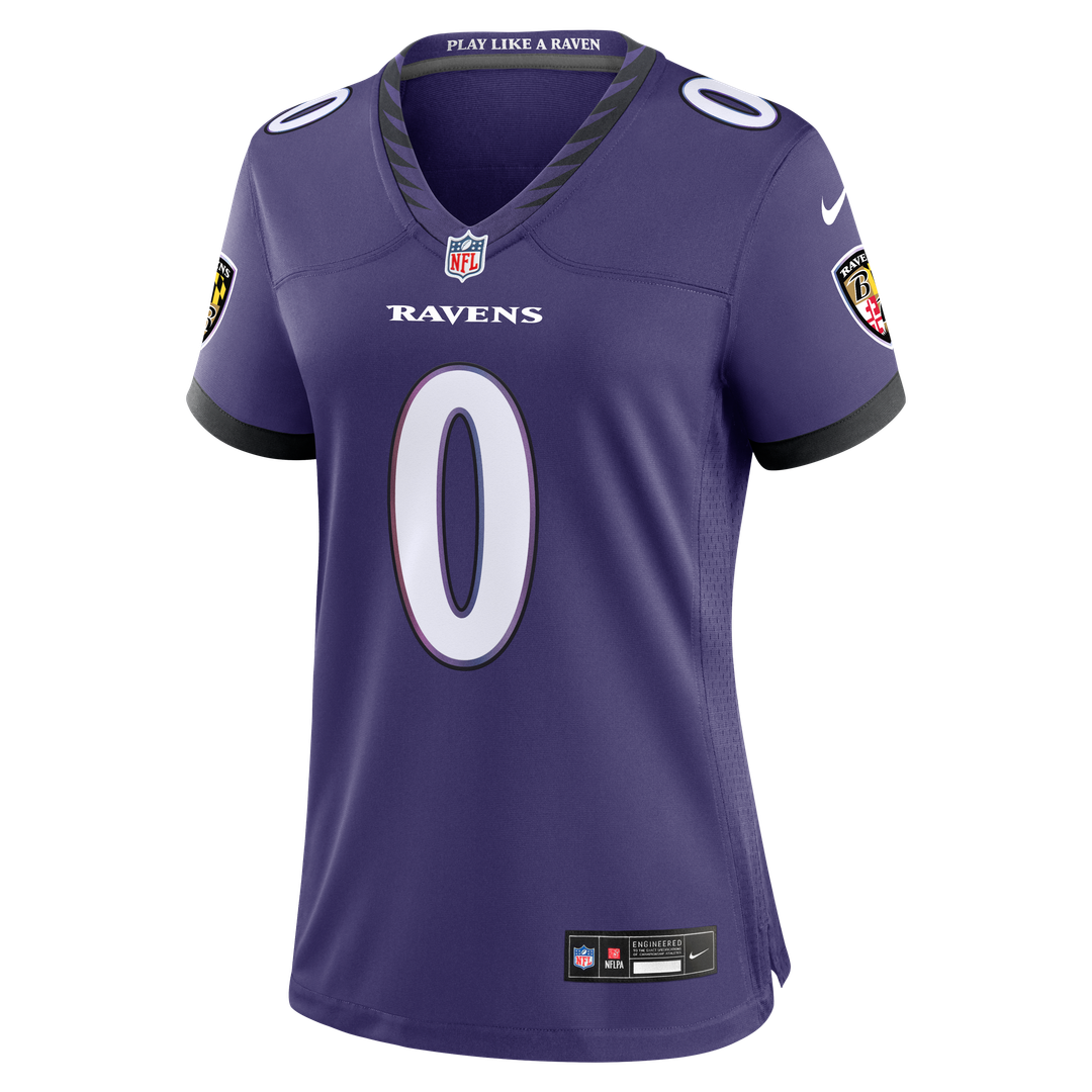 Roquan Smith Baltimore Ravens Nike Women's Team Game Jersey - Purple