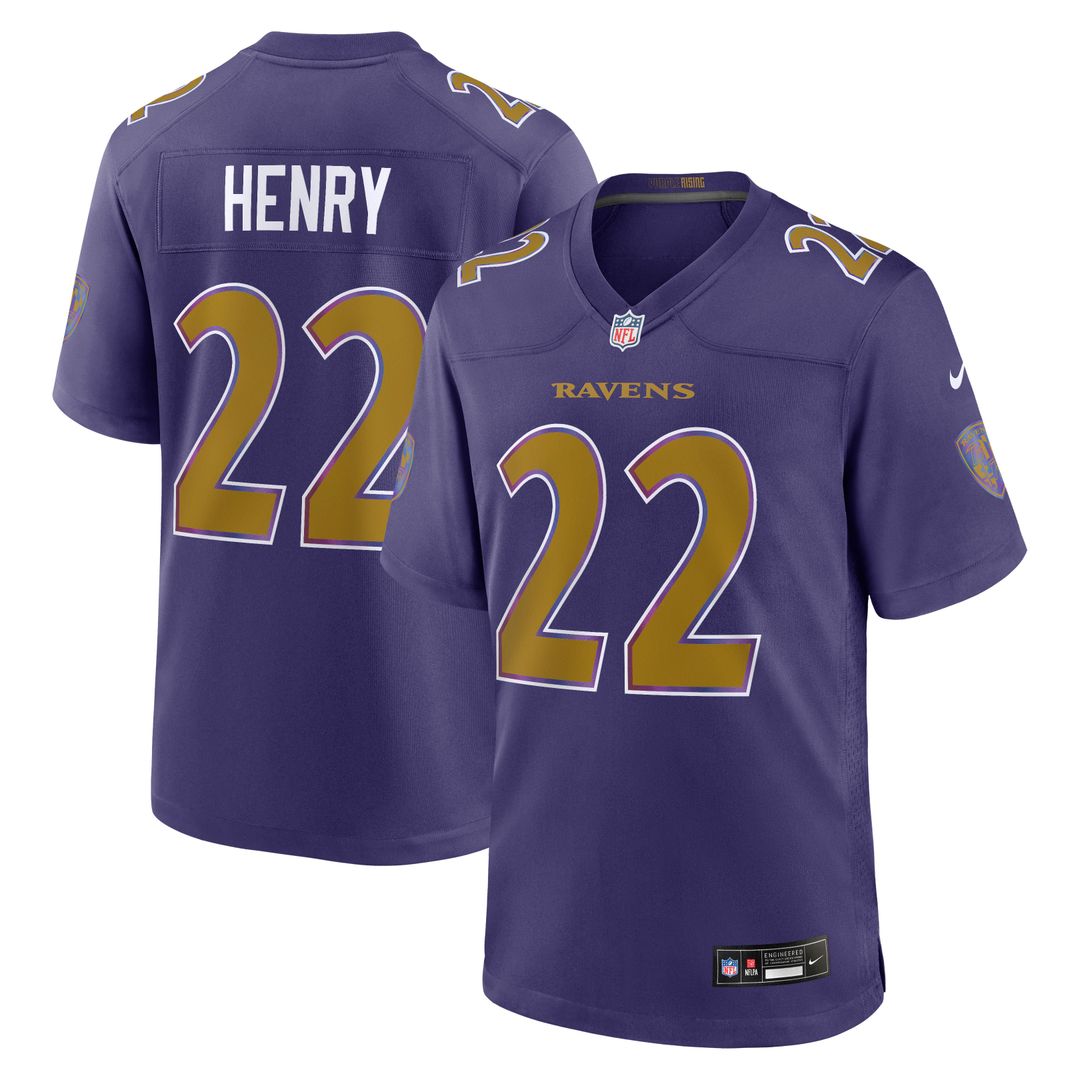 Derrick Henry Baltimore Ravens Nike Alternate Game Jersey - Black