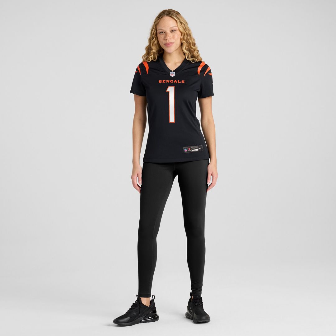 Number 1 Bride Cincinnati Bengals Nike Women's Game Jersey - Black
