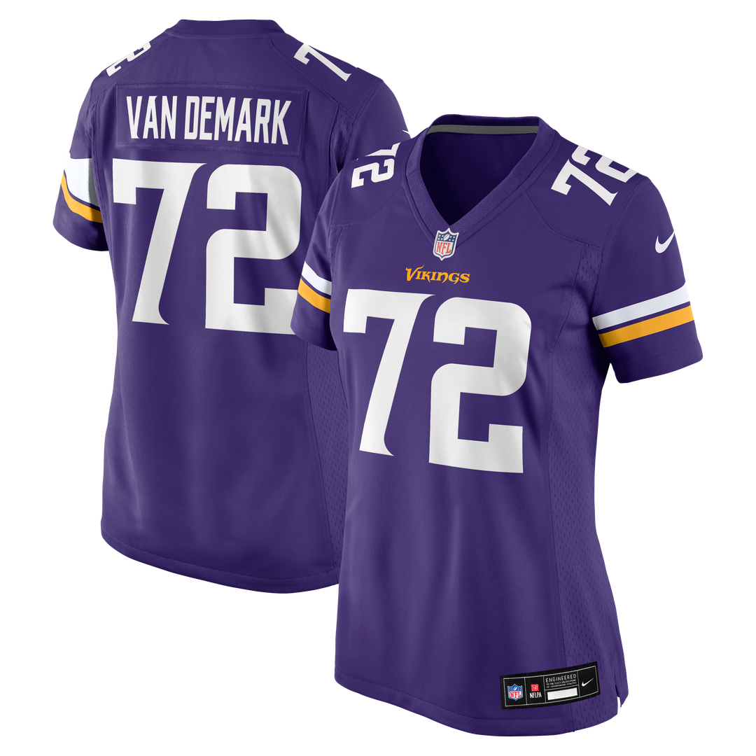 Ryan Van Demark Minnesota Vikings Nike Women's Team Game Jersey -  Purple
