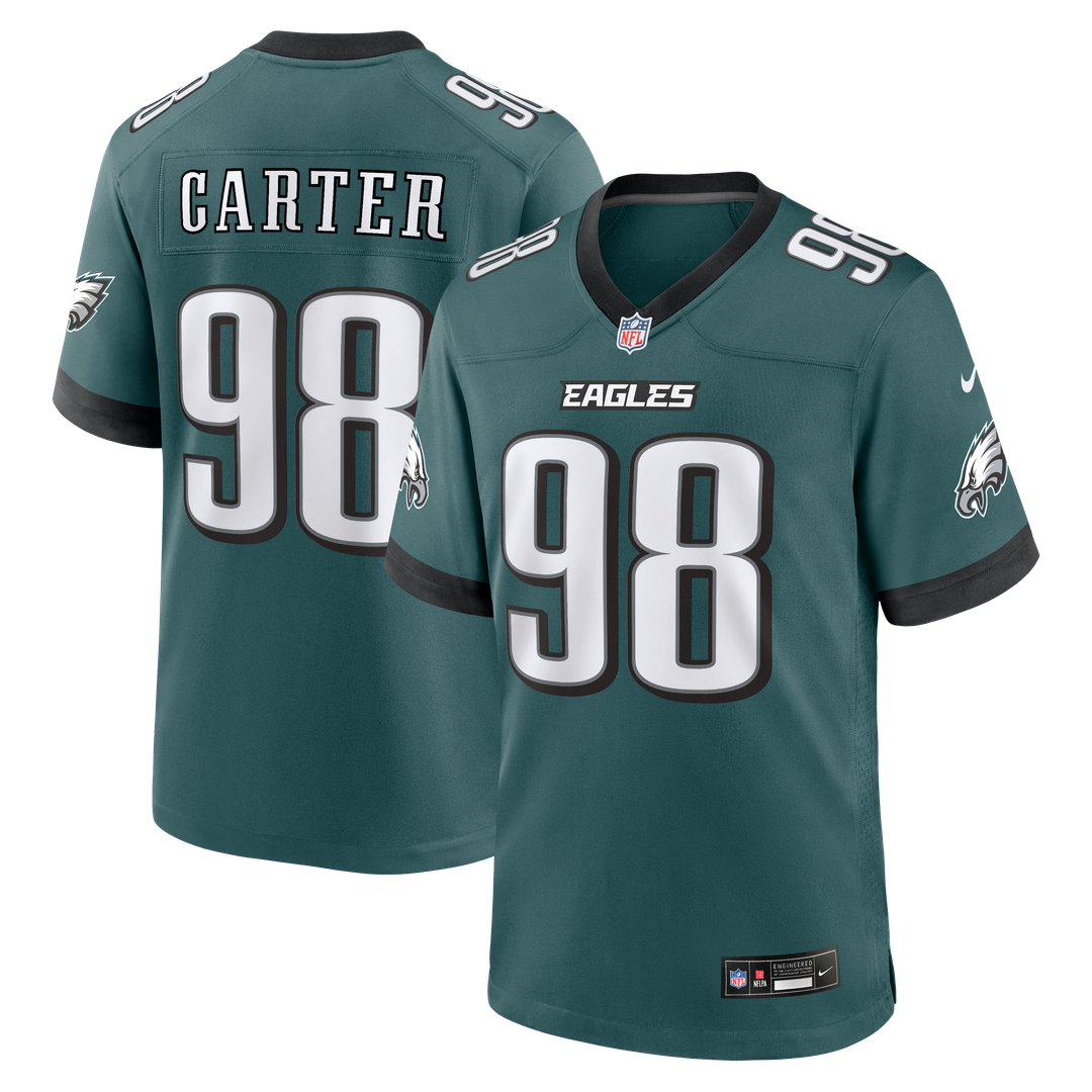Jalen Carter Philadelphia Eagles Nike Alternate Game Jersey - Kelly Green