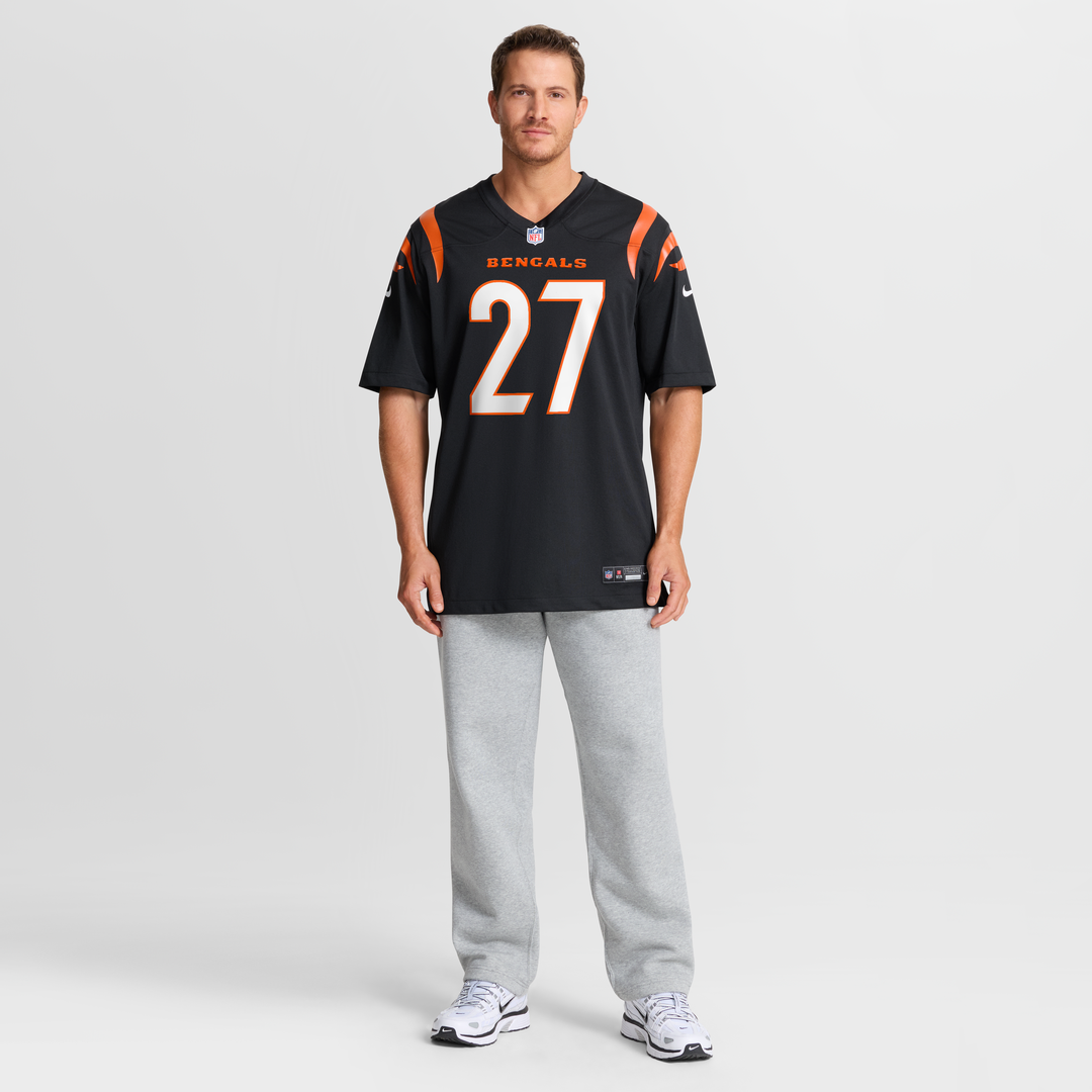 Jordan Battle Cincinnati Bengals Nike Team Game Jersey -  Black