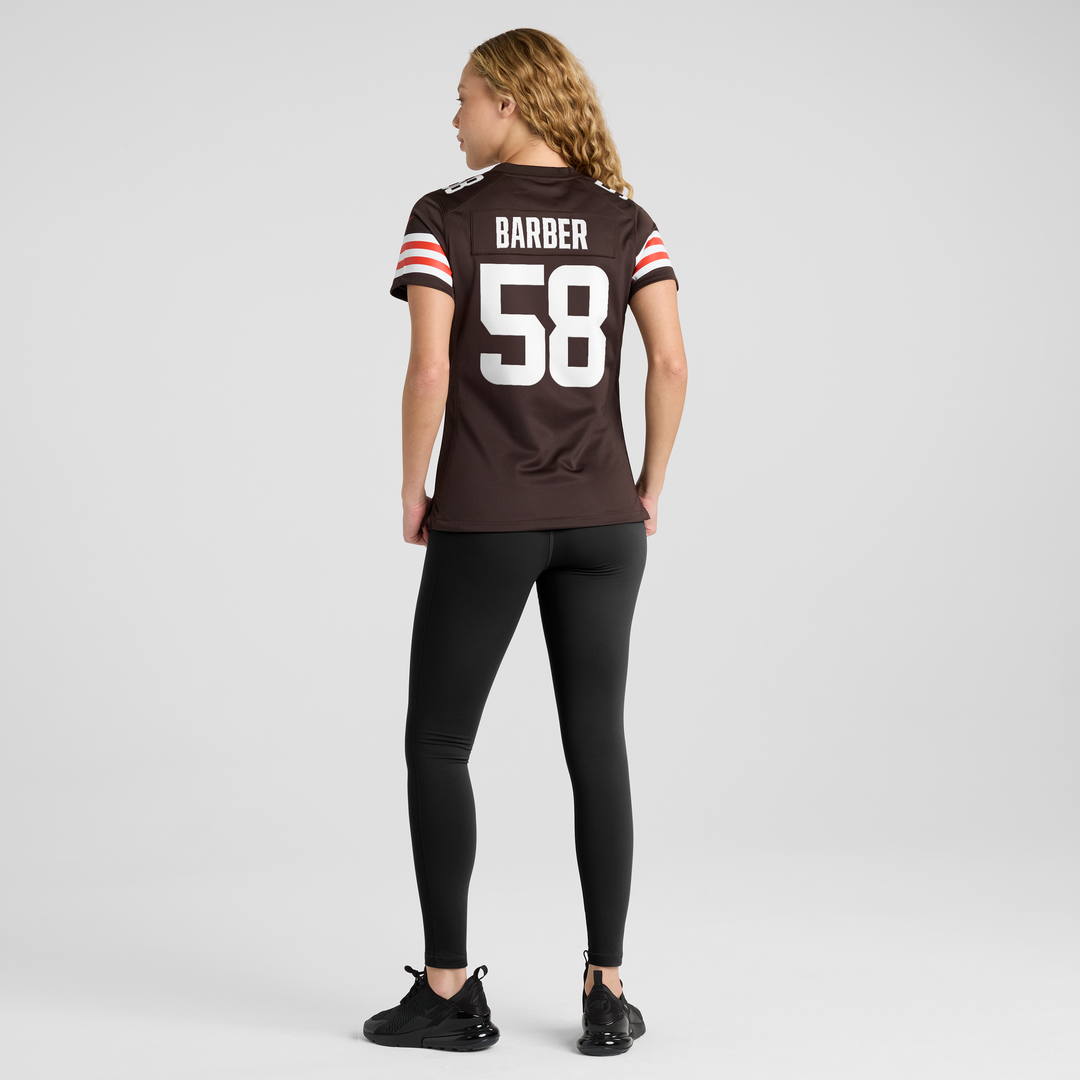 Austin Barber Cleveland Browns Nike Women's Team Game Jersey -  Brown