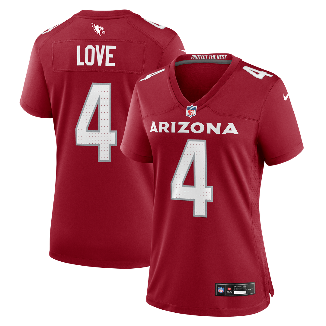 Jeremiyah Love Arizona Cardinals Nike Women's Game Jersey - Cardinal