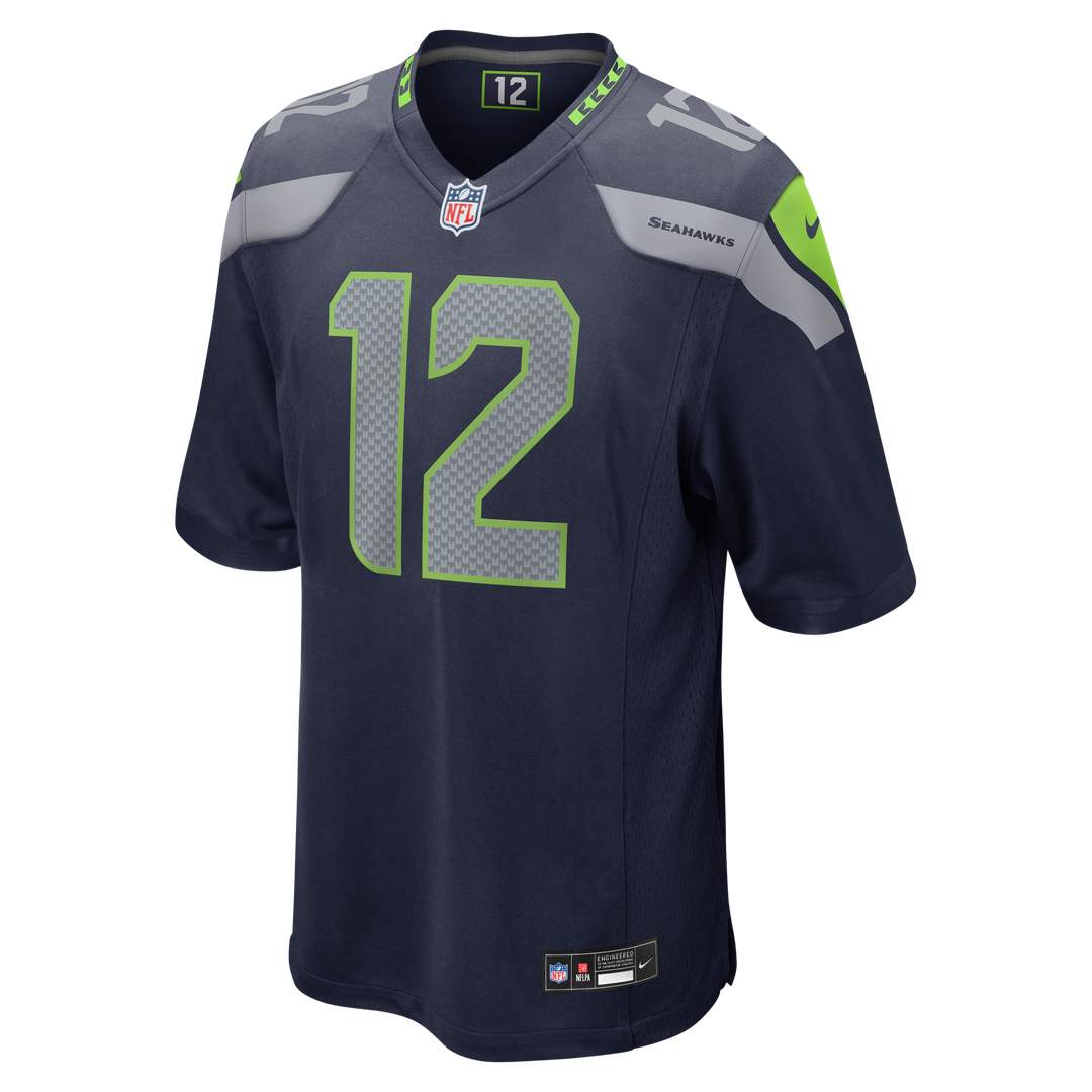 12s Seattle Seahawks Nike Team Game Jersey -  College Navy