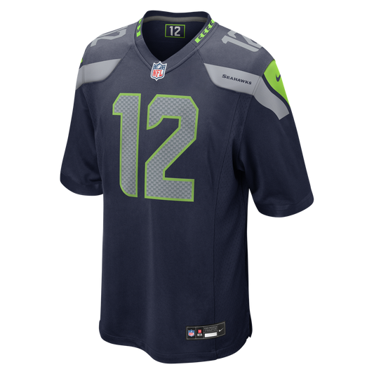 12s Seattle Seahawks Nike Team Game Jersey -  College Navy