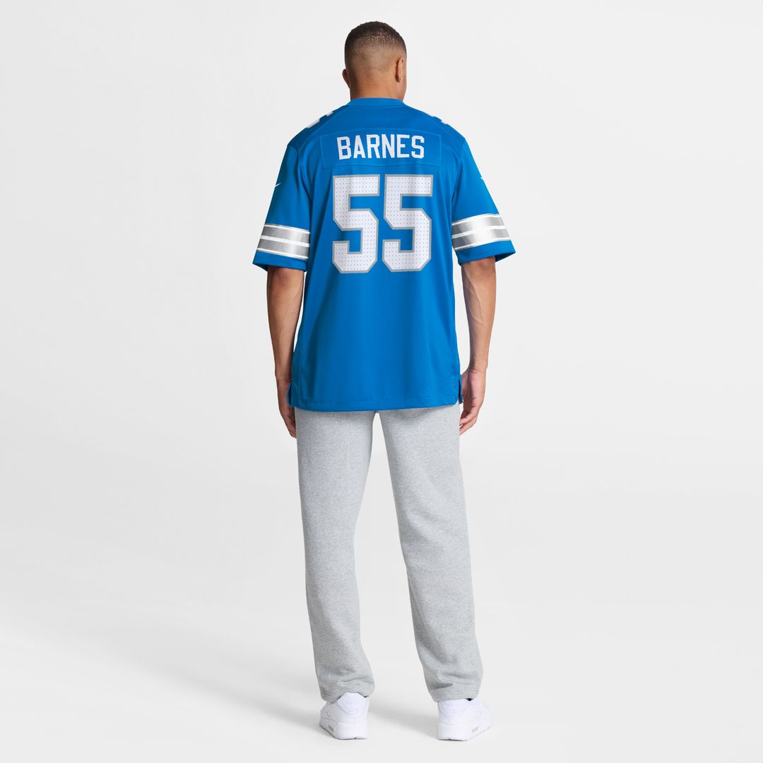 Derrick Barnes Detroit Lions Nike Team Game Jersey -  Blue