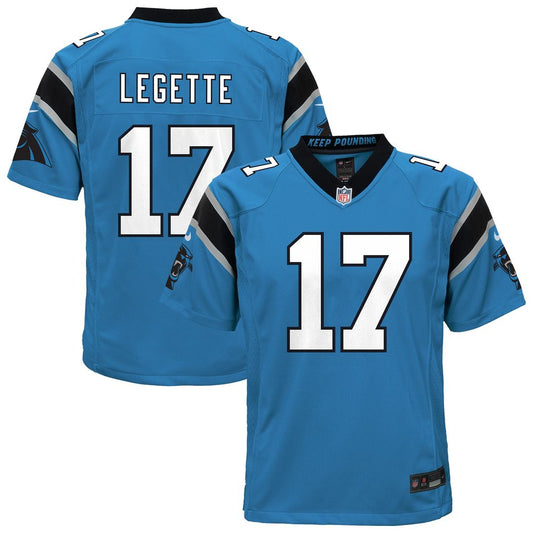 Xavier Legette Carolina Panthers Nike Youth Alternate Game Jersey - Blue