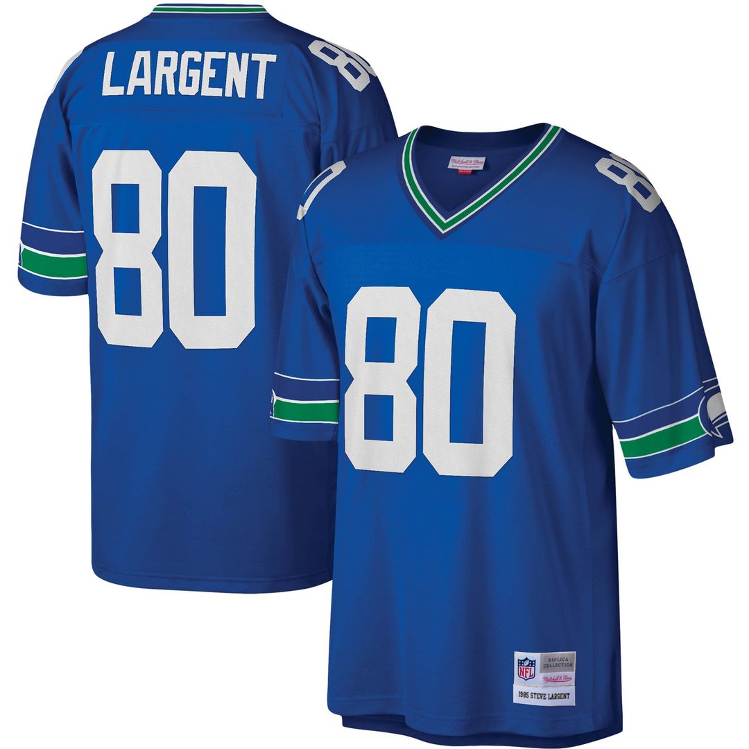 Steve Largent Seattle Seahawks Mitchell & Ness Legacy Replica Jersey - White