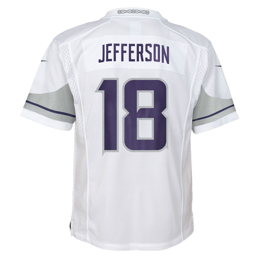 Justin Jefferson Minnesota Vikings Nike Preschool Alternate Player Game Jersey - White