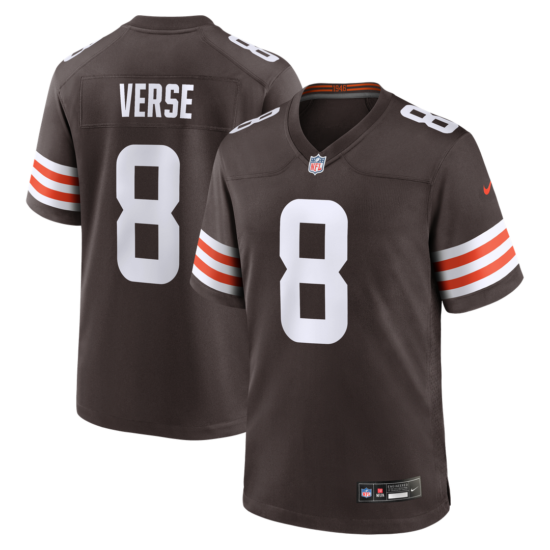 Jared Verse Cleveland Browns Nike Youth Team Game Jersey - Brown