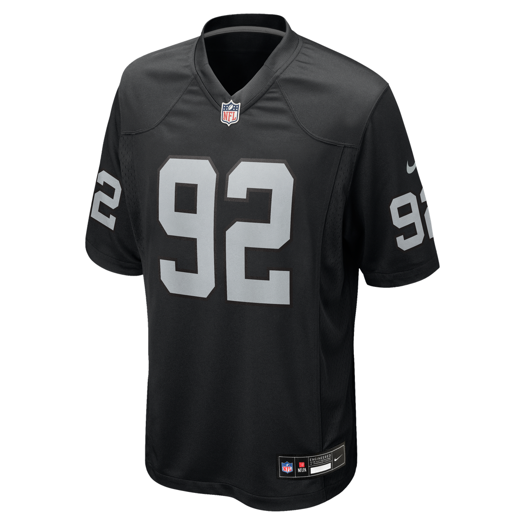 Richard Seymour Las Vegas Raiders Nike Retired Player Game Jersey - Black