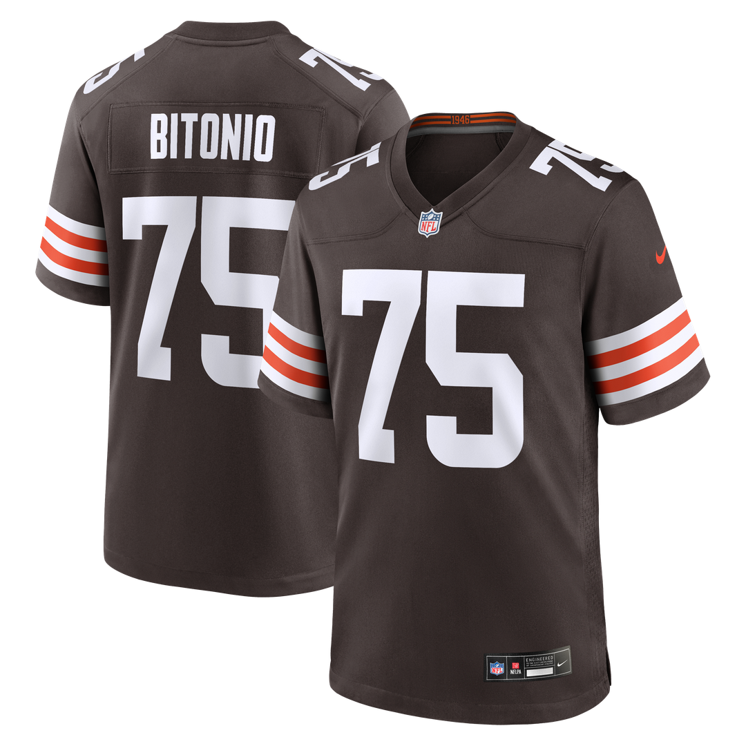Joel Bitonio Cleveland Browns Nike Game Jersey - Brown