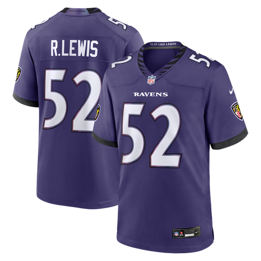 Ray Lewis Baltimore Ravens Nike Team Retired Player Game Jersey - Purple