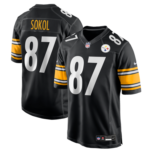Matt Sokol Pittsburgh Steelers Nike Team Game Jersey -  Black