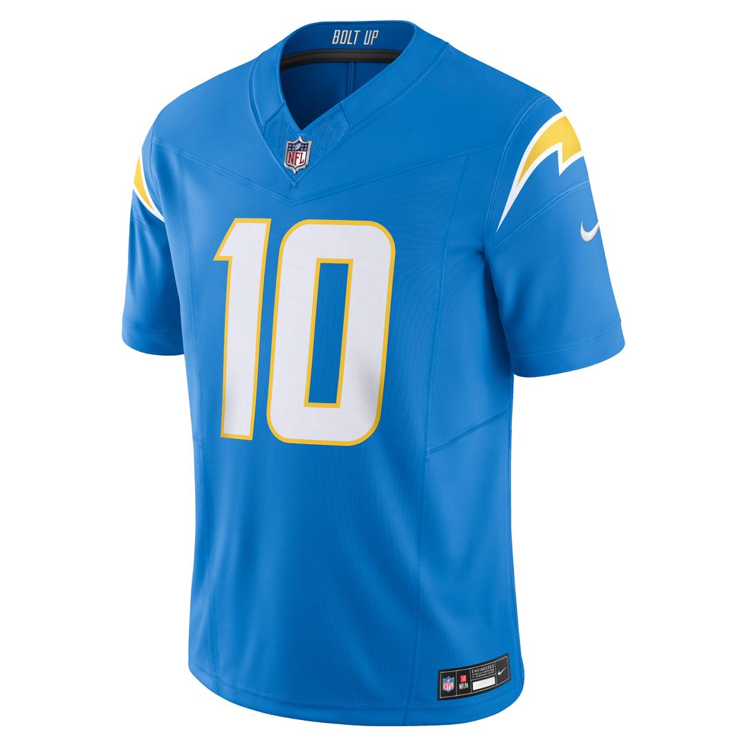 Justin Herbert Los Angeles Chargers Nike Vapor F.U.S.E. Limited Jersey - White
