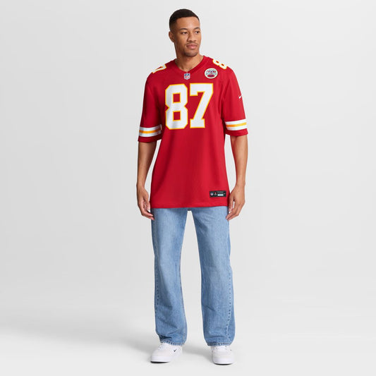 Travis Kelce Kansas City Chiefs Nike Game Jersey - Red